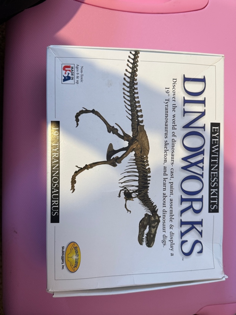 Dinoworks Eyewitness Kits 19" Tyrannosaurus Skeleton Model Science Kit